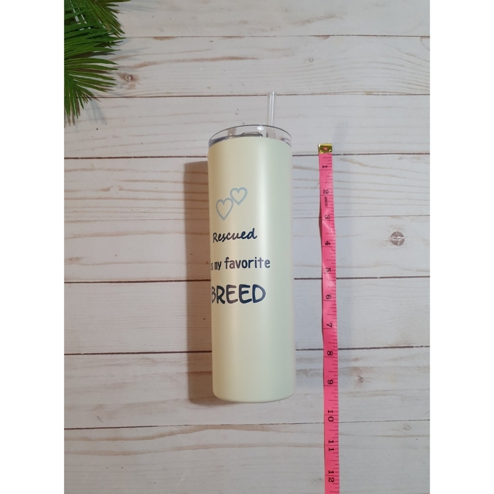 NWT Stainless Steel Tumbler, Reusable, Cat or Dog Mom, Fur Baby, Hot or Cold - Picture 5 of 6